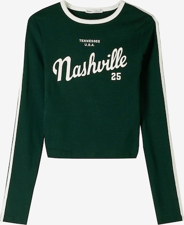 Bershka Paita värissä vihreä: etupuoli