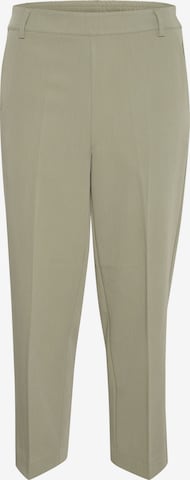 Pantaloni con piega frontale 'Sakura' di Kaffe in verde: frontale