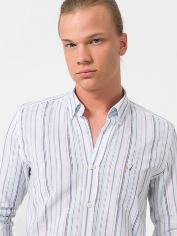 Regular fit Cămașă de la By Diess Collection pe alb