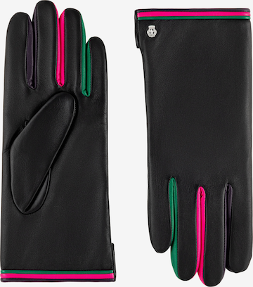 Roeckl Vingerhandschoenen 'BERLIN' in Zwart: voorkant