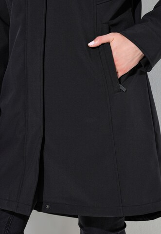 Ulla Popken Weatherproof jacket in Black