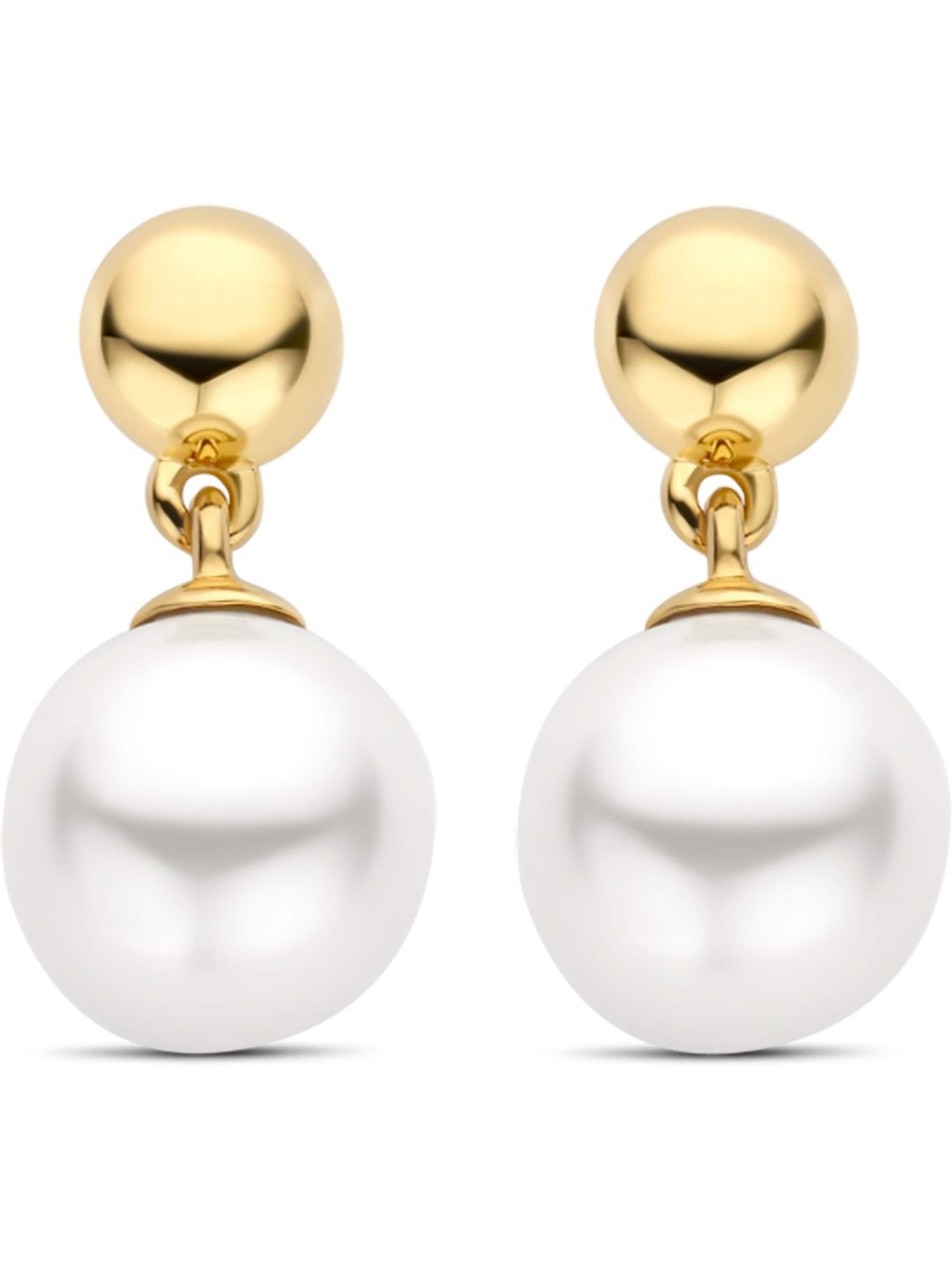 Ti Sento Milano Ohrringe in Weiß: Vorderseite