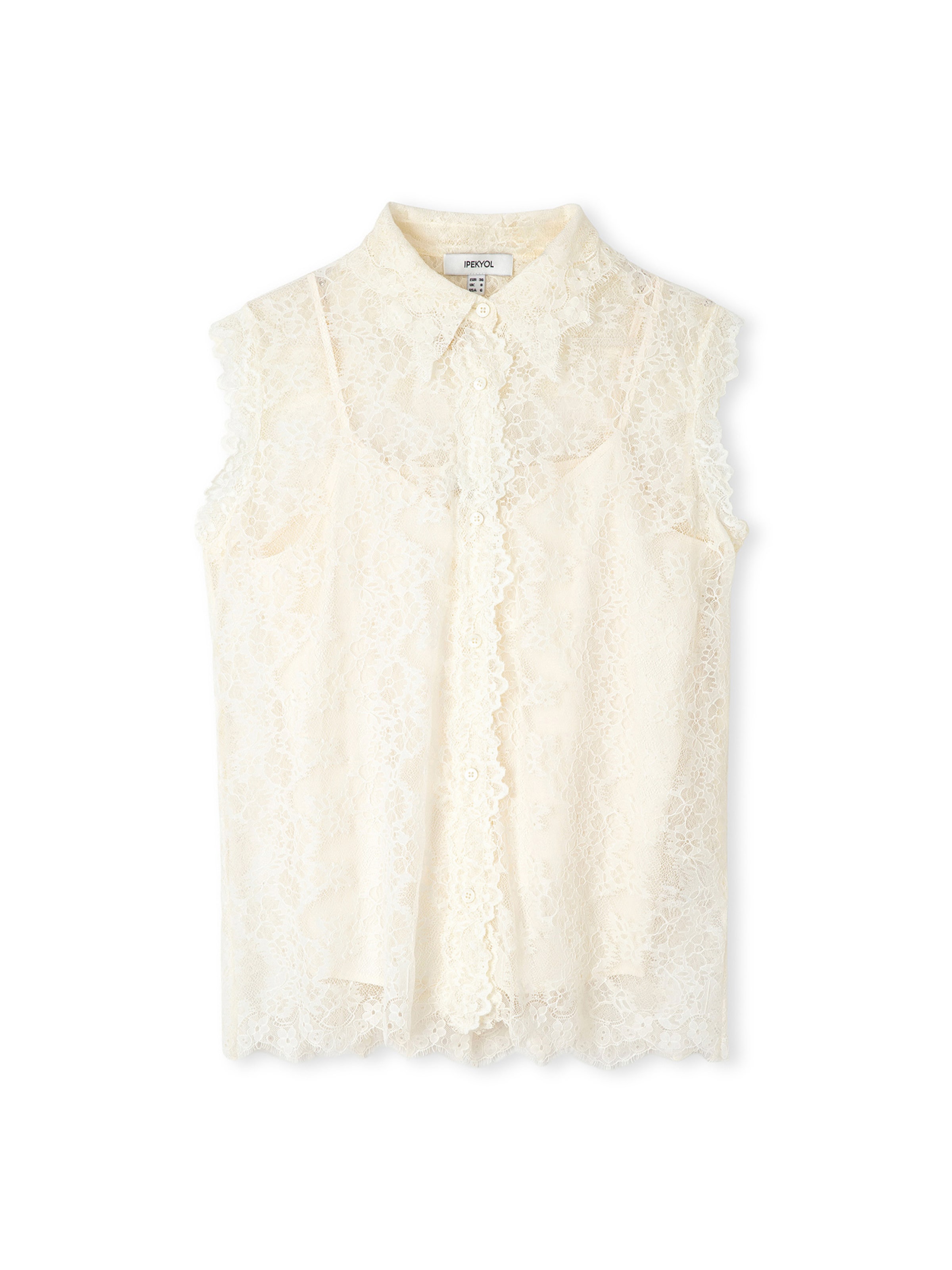 Ipekyol Blouse in Wit: voorkant