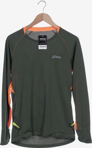 ASICS Langarmshirt XL in Grün: predná strana