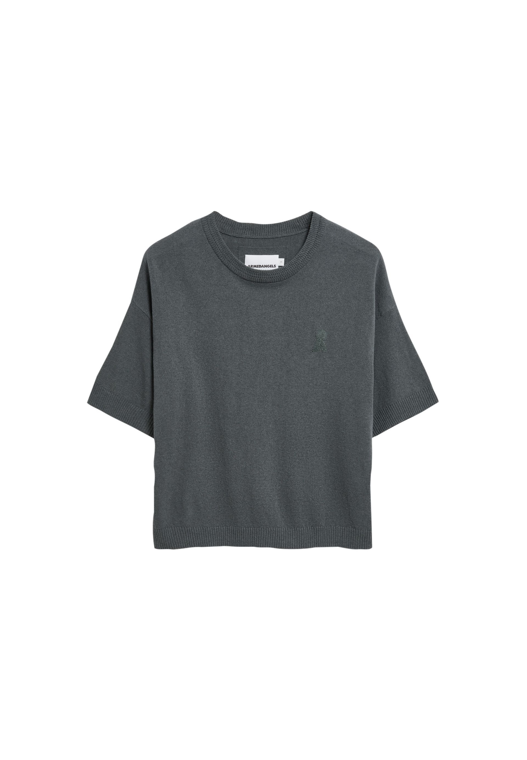 ARMEDANGELS T-Shirt LINEN BLEND in Grau: Vorderseite