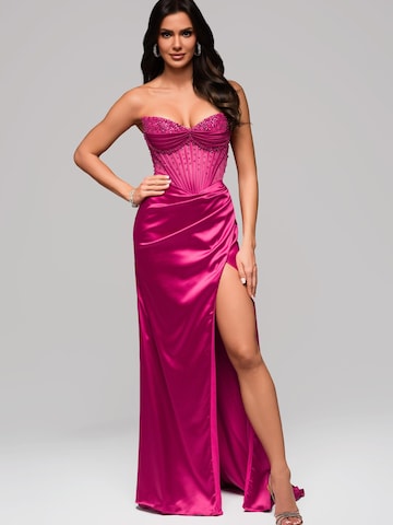 Ombre Avondjurk in Roze