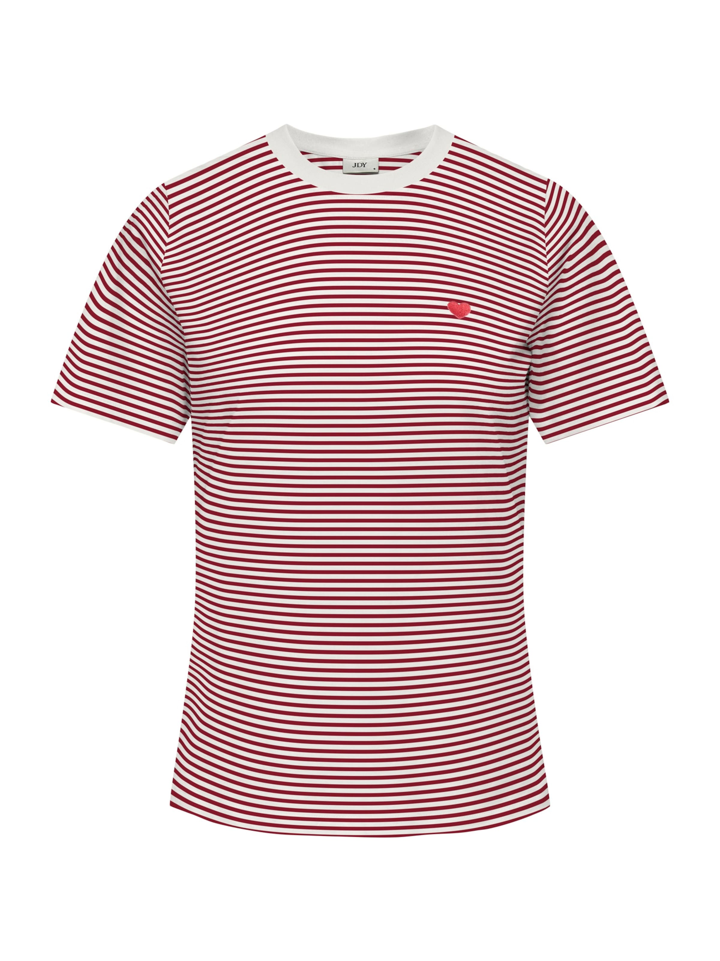 JDY T-shirt 'JDYPISA' i vit: framsida