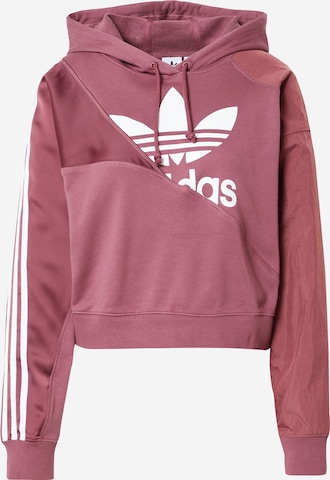 ADIDAS ORIGINALS Mikina – hnědá: přední strana