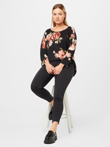 ONLY Carmakoma Shirt 'Alba' in Black