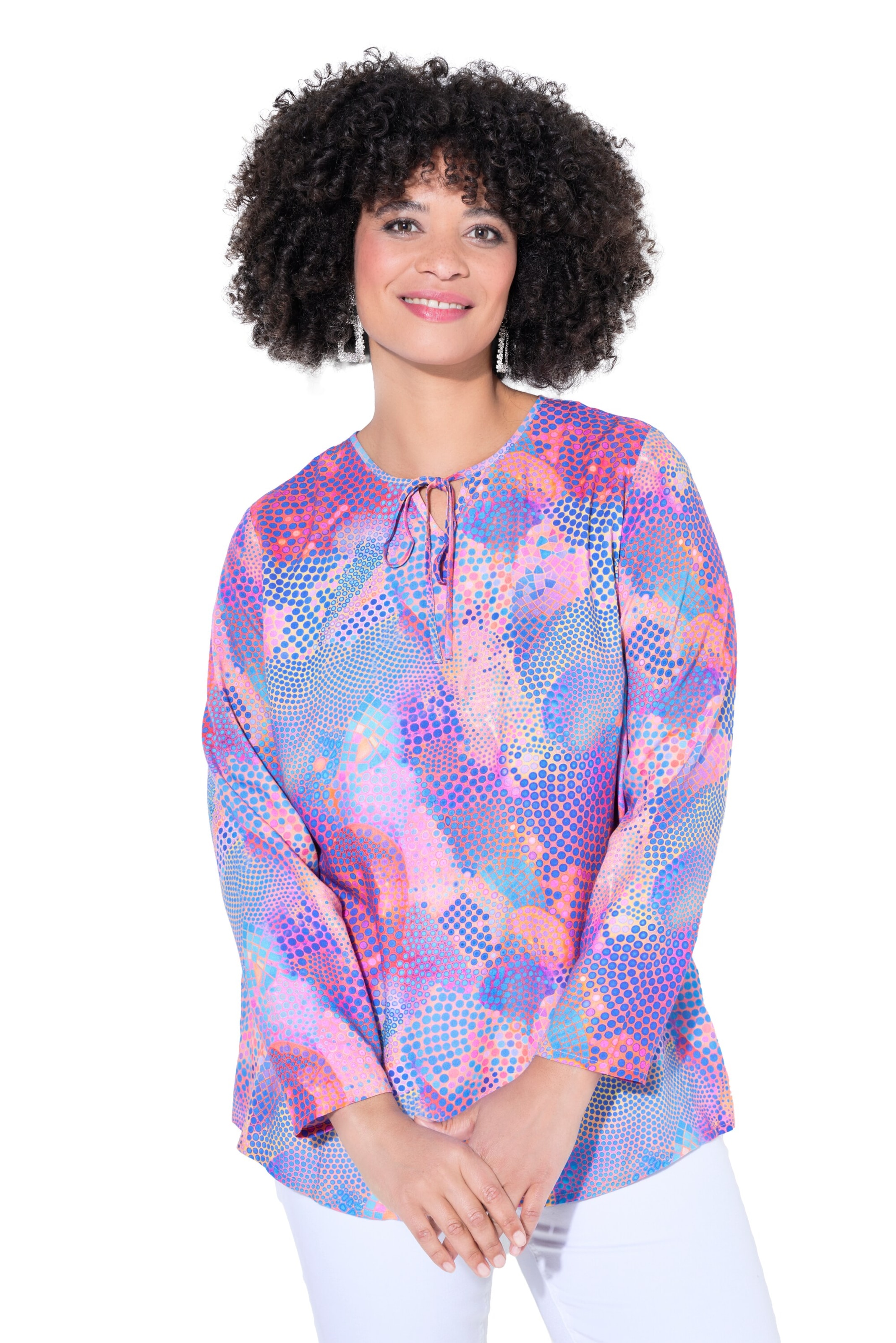 Angel of Style Blouse in Purple: front