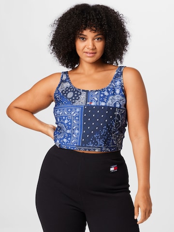 Tommy Hilfiger Curve - Top em azul: frente