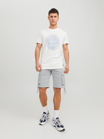 JACK & JONES Loosefit Shorts 'Zeus' in Grau