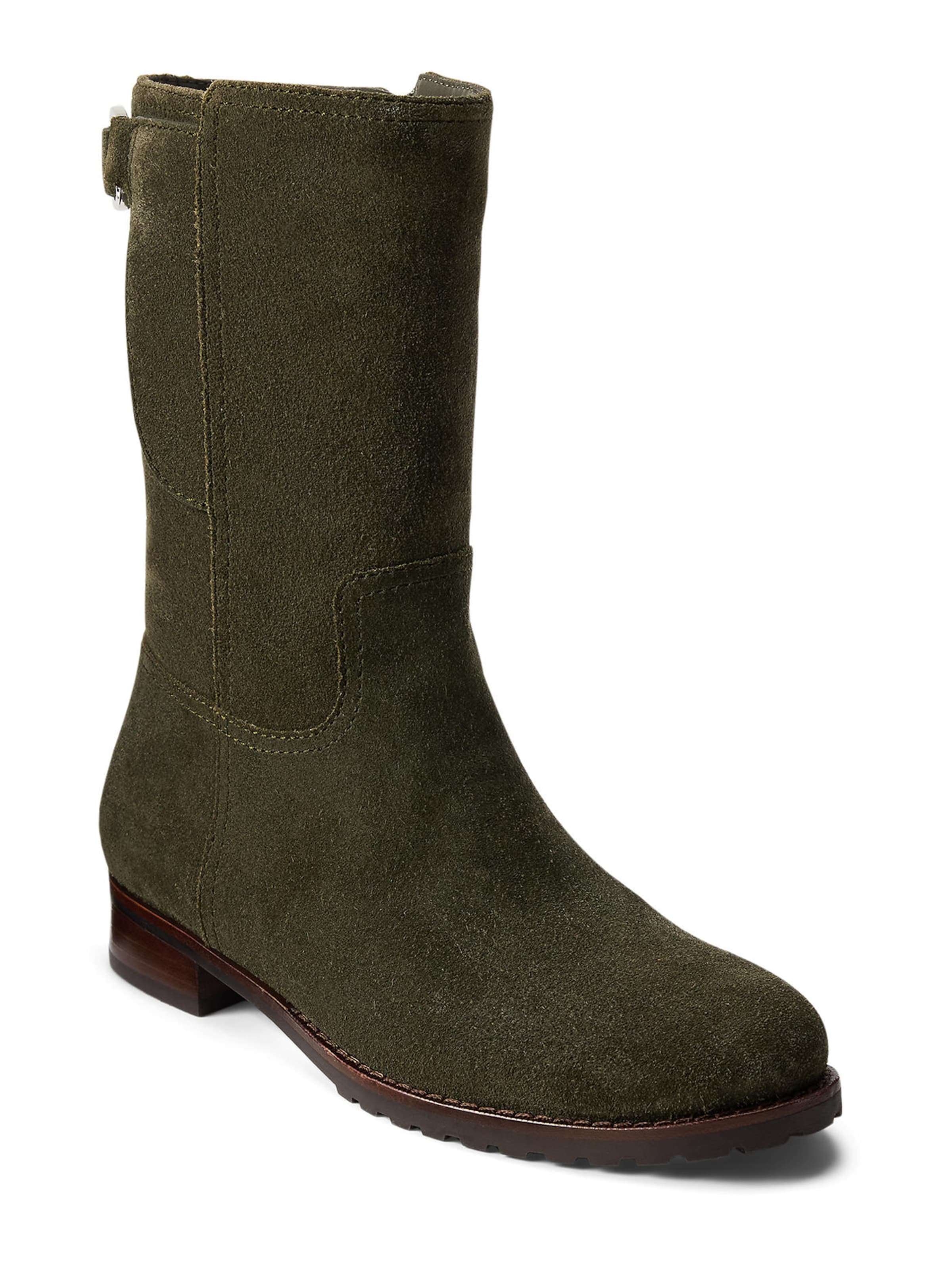 Lauren Ralph Lauren Rövid szárú csizmák 'TASHA' - zöld: elől