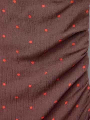Pull&Bear Poletna obleka | rjava barva