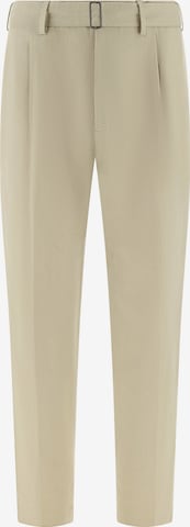 Coupe slim Pantalon chino Boggi Milano en beige : devant