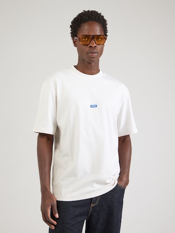 HUGO Футболка 'Nieros' в Белый: спереди