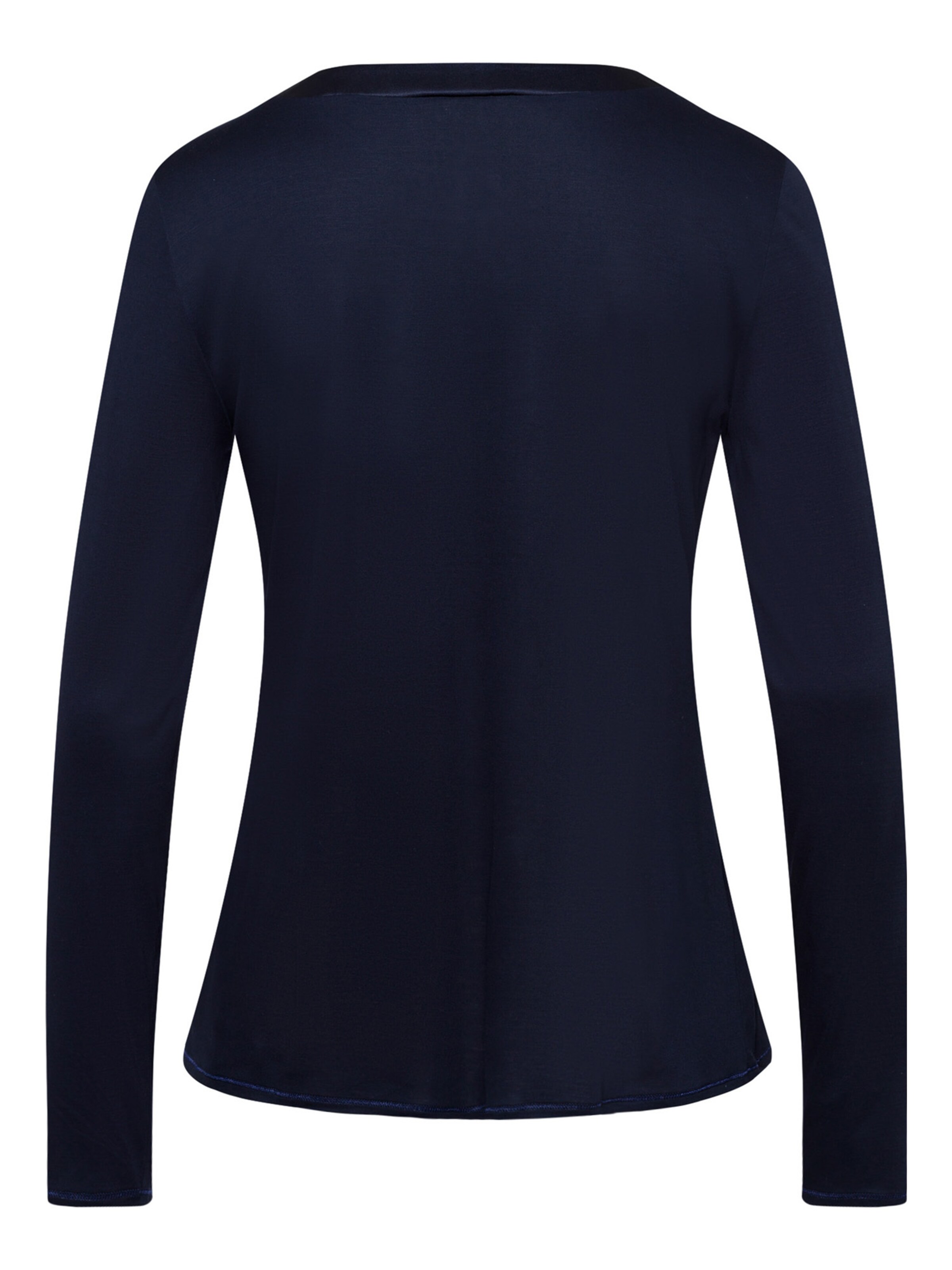 Hanro - Camisa de pijama ' Grand Central ' em azul