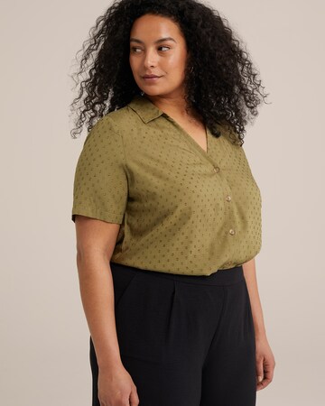 Camicia da donna di WE Fashion in verde: frontale
