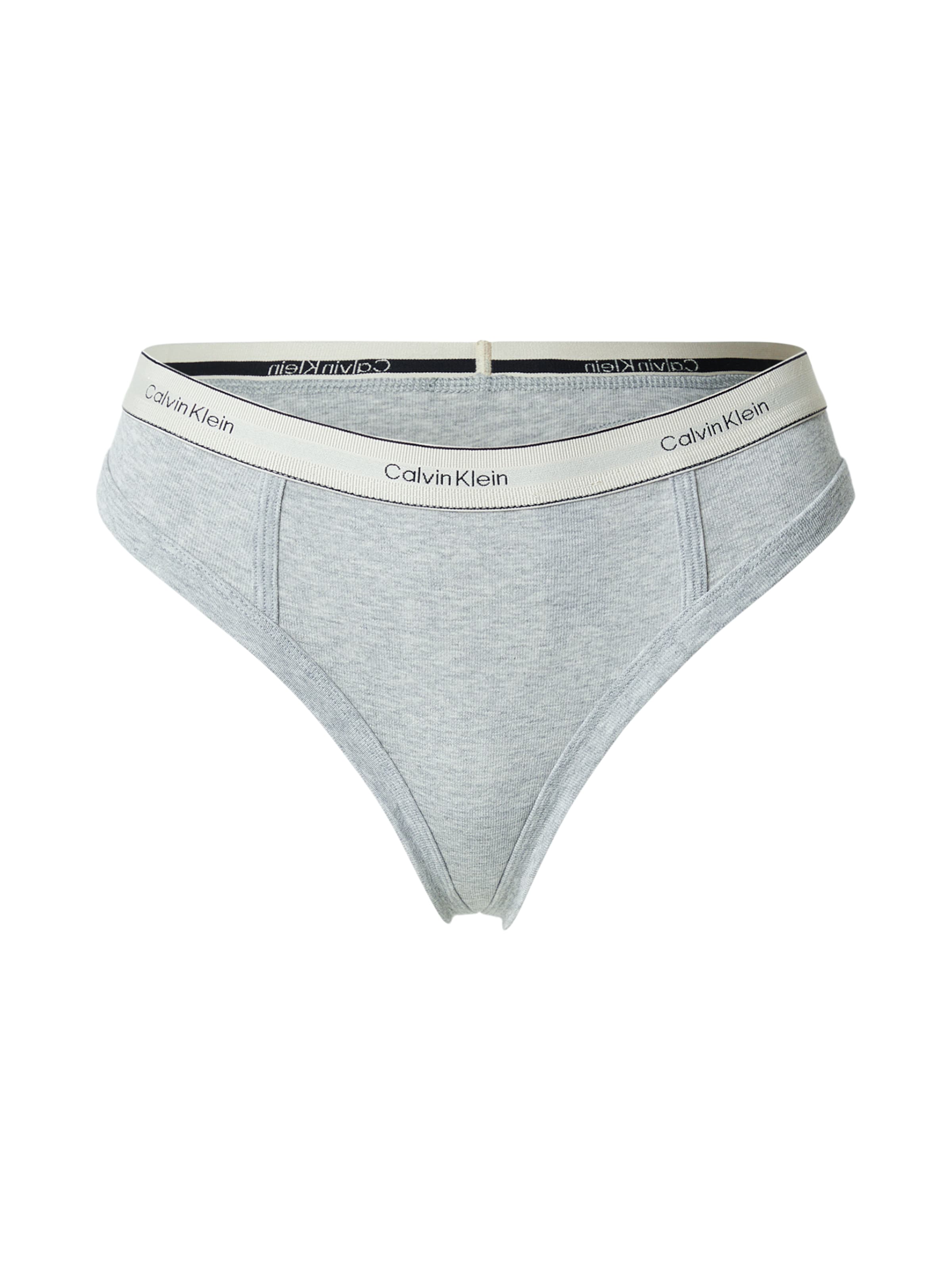 Calvin Klein Underwear - Tanga en gris: frente