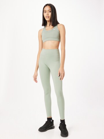 NIKE Skinny Sports trousers 'One Luxe' in Green