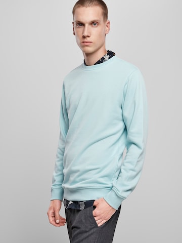 Urban Classics Sweatshirt in Blue: front