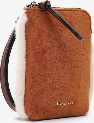 TAMARIS Smartphone-etui 'Jacqueline' i brun: forside