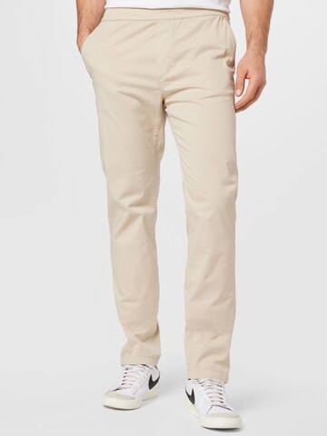 s.Oliver Slim fit Trousers in Beige: front