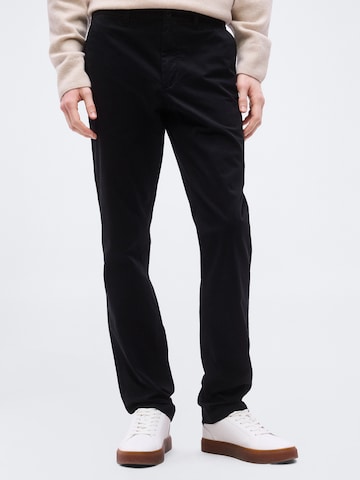 Calvin Klein Jeans Slimfit Chino hlače | črna barva: sprednja stran