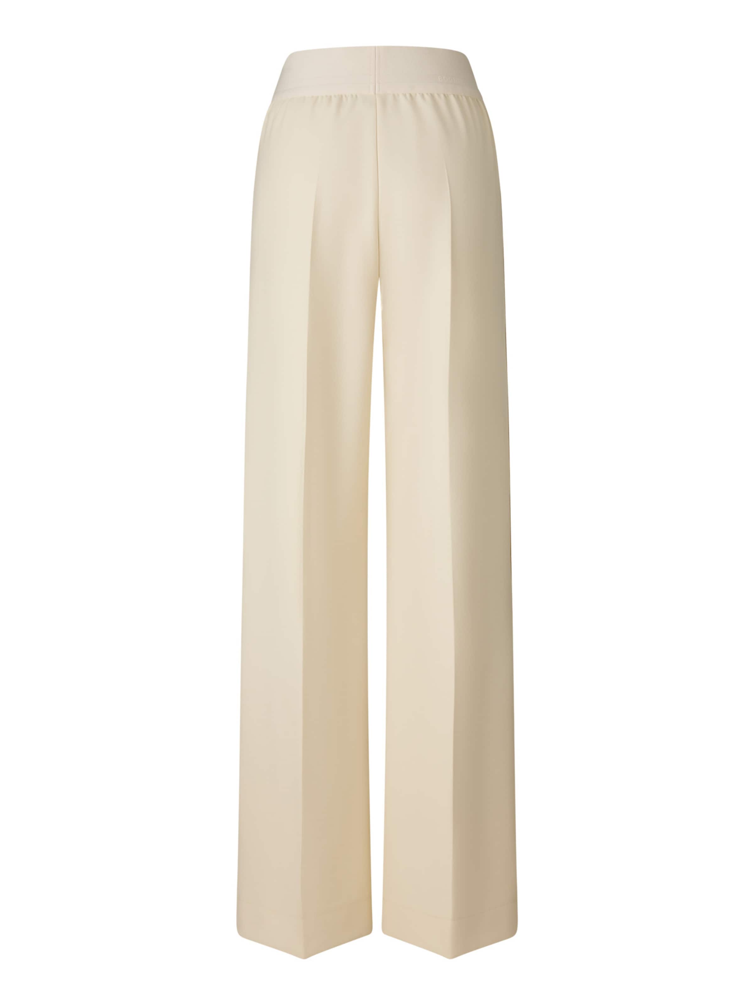 BOGNER Loose fit Trousers with creases 'Ilvy' in Beige