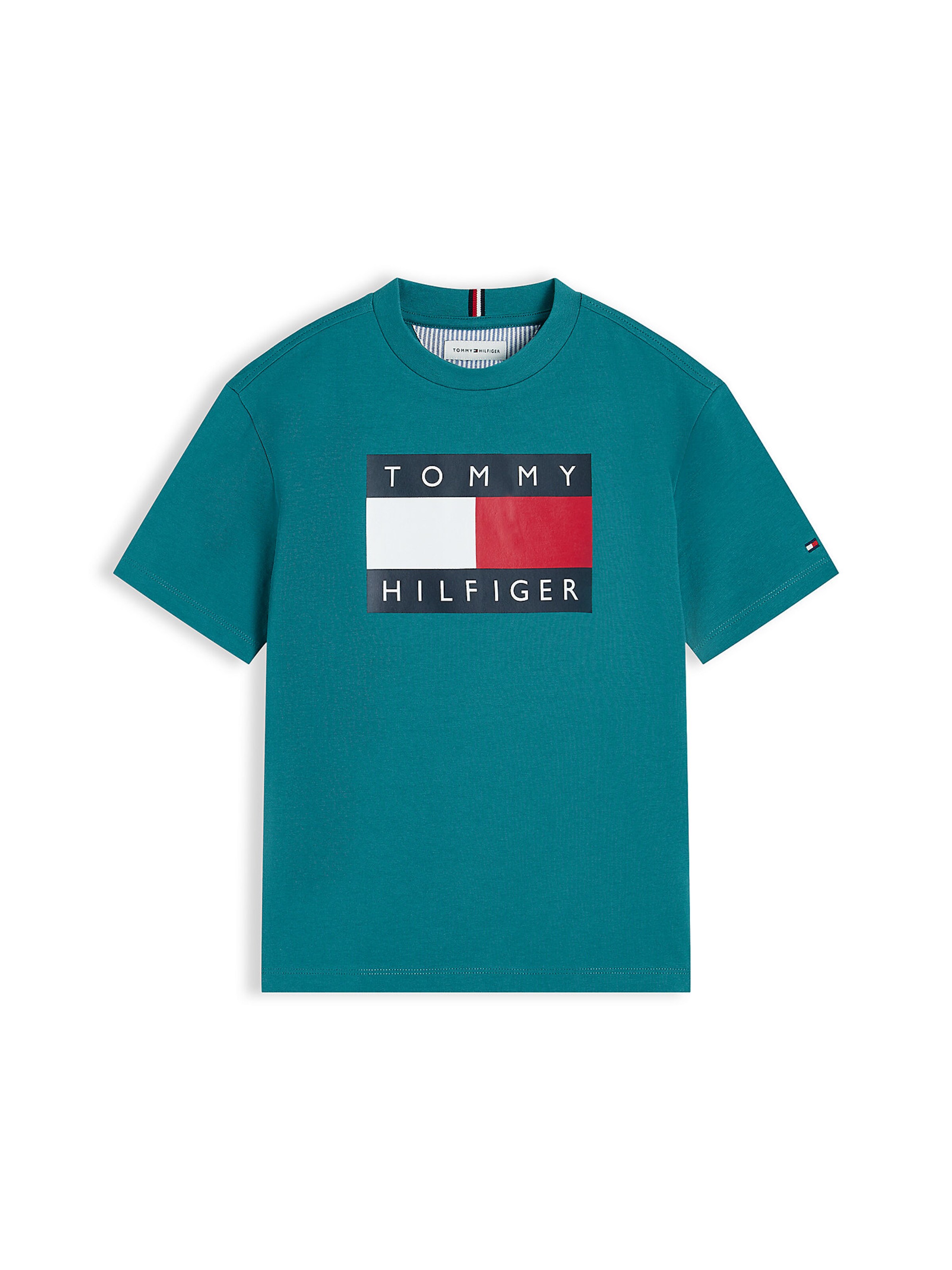 TOMMY HILFIGER Shirt 'Heritage' in Green: front