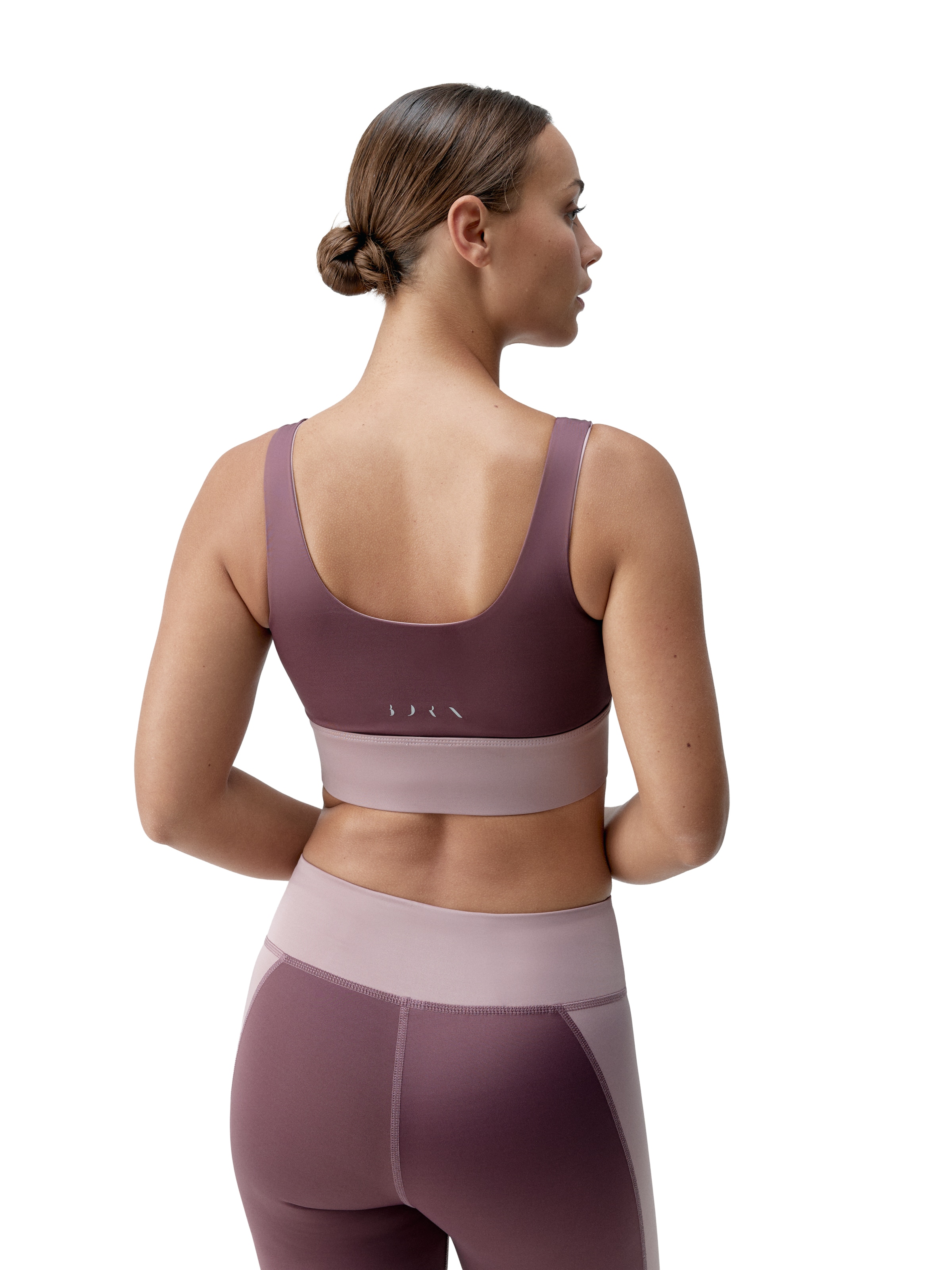 Born Living Yoga Bustier Sporttop 'Maiko' in Lila