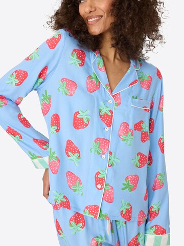 Pyjama ' Farmers Market ' PJ Salvage en bleu