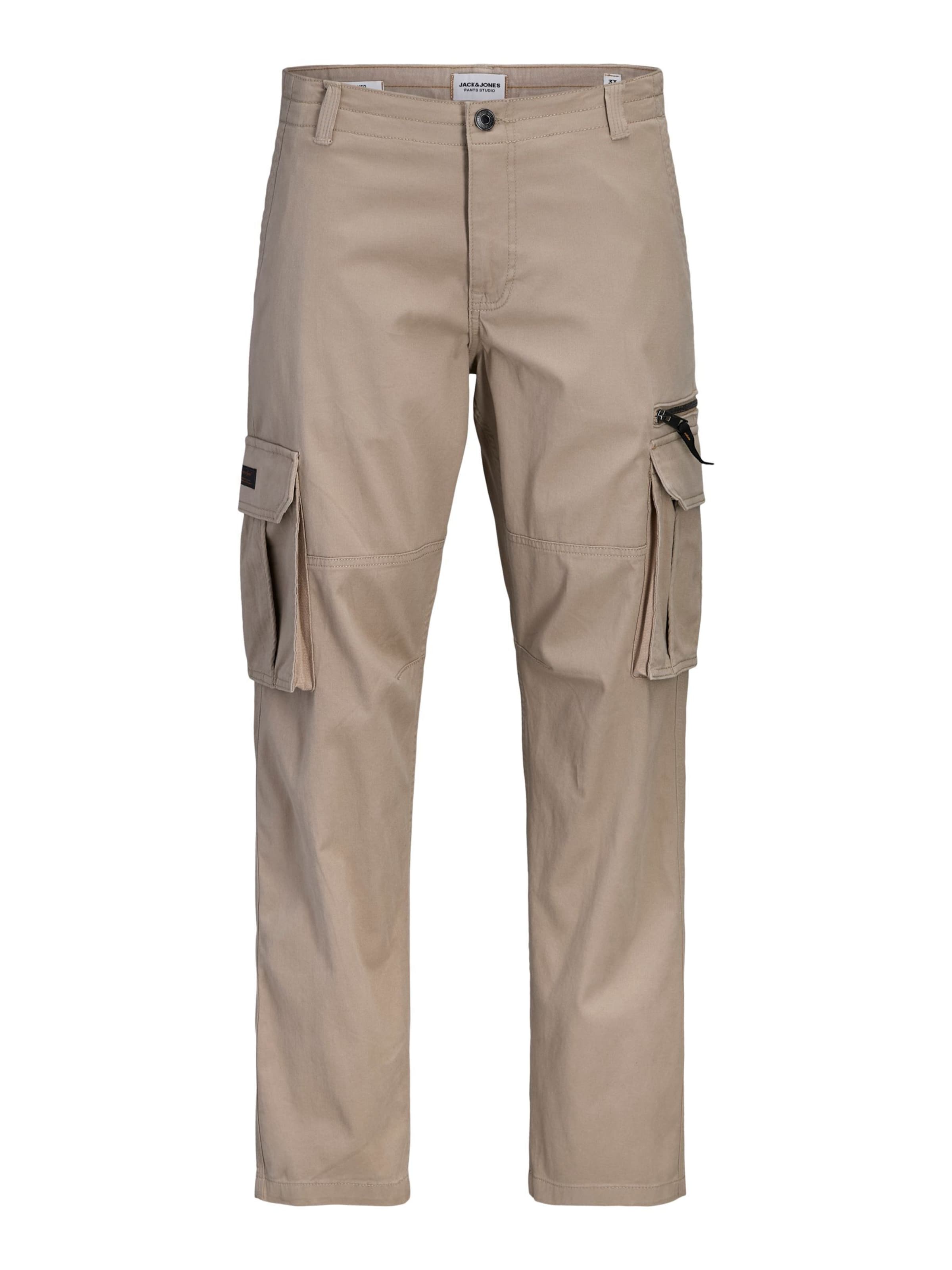 JACK & JONES Cargobukser 'JPSTKane' i beige: forside