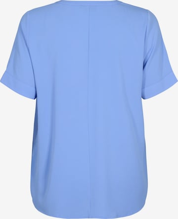Bluză 'VANNI' de la Zizzi pe albastru