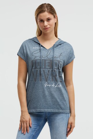 Soccx Shirt in Blue: front