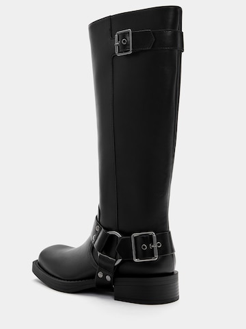 Pull&Bear Boots in Schwarz