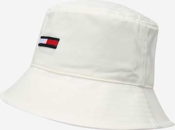 Tommy Jeans Hat in White: front