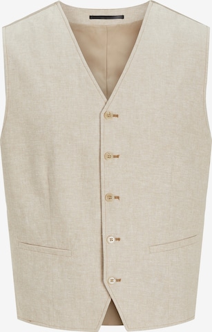 JACK & JONES Gilet 'RIVIERA' in Beige: voorkant