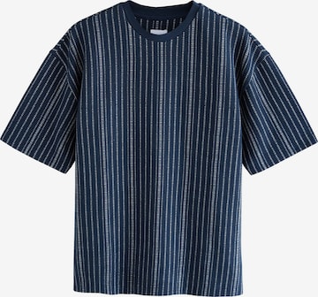 Next Shirt in Blau: Vorderseite