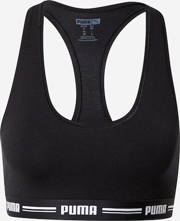 PUMA Bralette Bra in Black: front