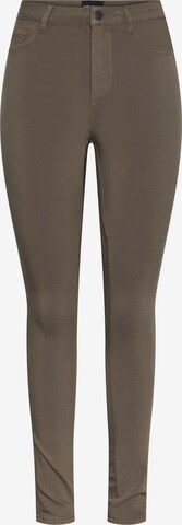 PIECES Jeggings in Brown: front