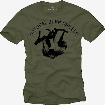 MAKAYA Shirt in Grün: Vorderseite