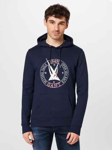 GANT Sweatshirt in Blue: front