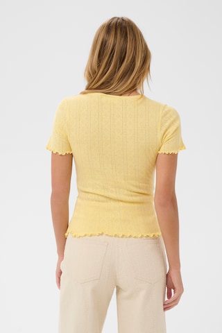 SAINT TROPEZ - Top 'SZGru' em amarelo
