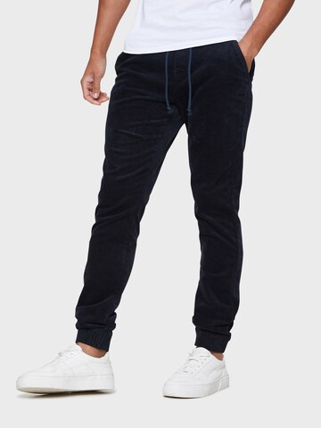 Threadbare Tapered Pants 'Roy Cord 8W' in Blue: front