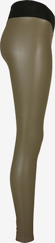 Skinny Leggings di Urban Classics in verde