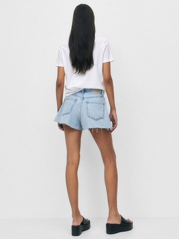 Pull&Bear Regular Shorts in Blau