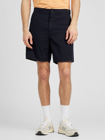 NORSE PROJECTS Regular Chino 'Aros' in Blauw: voorkant