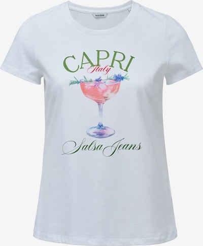 Salsa Jeans T-shirts in L in weiß, Produktansicht