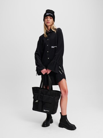 KARL LAGERFELD JEANS Kleid in Schwarz